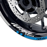 For Kawasaki Ninja H2 H2R Logo MOTO 17 inch Rim Wheel Stickers GP01 Racing Check.
