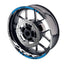 For Kawasaki ZX6R Ninja ZX636 Logo MOTO 17 inch Rim Wheel Stickers GP01 Racing Check.
