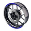 For Honda CBR1000RR 04-18 Logo MOTO 17 inch Rim Wheel Stickers GP01 Racing Check.
