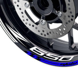 For Kawasaki Z650 Logo MOTO 17 inch Rim Wheel Stickers GP01 Racing Check.