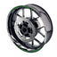 For Honda CBR1000RR CBR650R Logo MOTO 17 inch Rim Wheel Stickers GP01 Racing Check.