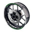 For Honda CBR1000RR 04-18 Logo MOTO 17 inch Rim Wheel Stickers GP01 Racing Check.