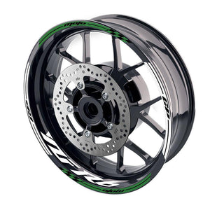 For Yamaha YZF R6 99-18 Logo MOTO 17'' Rim Wheel Stickers GP01 Racing Check.