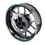 For Kawasaki Z900 Logo MOTO 17 inch Rim Wheel Stickers GP01 Racing Check.