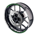 For Kawasaki ZX10RR Ninja Logo MOTO 17 inch Rim Wheel Stickers GP01 Racing Check.