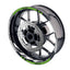 For Honda CBR1000RR CBR650R Logo MOTO 17 inch Rim Wheel Stickers GP01 Racing Check.