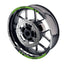 For Honda CBR1000RR 04-18 Logo MOTO 17 inch Rim Wheel Stickers GP01 Racing Check.