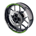 For Kawasaki Vulcan S 650 EN650 Logo MOTO 17 inch Rim Wheel Stickers GP01 Racing Check.