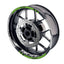 For Kawasaki Z900 Logo MOTO 17 inch Rim Wheel Stickers GP01 Racing Check.