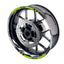 For Honda CBR1000RR CBR650R Logo MOTO 17 inch Rim Wheel Stickers GP01 Racing Check.