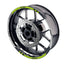 For Honda CBR1000RR 04-18 Logo MOTO 17 inch Rim Wheel Stickers GP01 Racing Check.