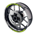 For Aprilia Dorsoduro 750 Logo MOTO 17 inch Rim Wheel Stickers GP01 Racing Check.