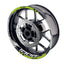 For Kawasaki Z1000 Logo MOTO 17 inch Rim Wheel Stickers GP01 Racing Check.