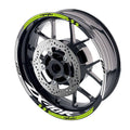 For Kawasaki ZX10R Ninja Logo MOTO 17 inch Rim Wheel Stickers GP01 Racing Check.