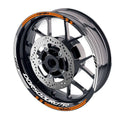 For Aprilia Dorsoduro 750 Logo MOTO 17 inch Rim Wheel Stickers GP01 Racing Check.