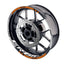 For Kawasaki ER-6N Logo MOTO 17 inch Rim Wheel Stickers GP01 Racing Check.
