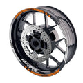 For Kawasaki Ninja H2 H2R Logo MOTO 17 inch Rim Wheel Stickers GP01 Racing Check.