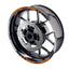 For Kawasaki Z750 Z800 Logo MOTO 17 inch Rim Wheel Stickers GP01 Racing Check.