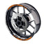 For Kawasaki ZX10RR Ninja Logo MOTO 17 inch Rim Wheel Stickers GP01 Racing Check.