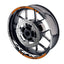 For Kawasaki ZX6RR Ninja ZX600 Logo MOTO 17 inch Rim Wheel Stickers GP01 Racing Check.