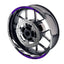 For Honda CBR1000RR CBR650R Logo MOTO 17 inch Rim Wheel Stickers GP01 Racing Check.