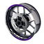For Honda CBR1000RR 04-18 Logo MOTO 17 inch Rim Wheel Stickers GP01 Racing Check.
