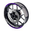 For Aprilia Dorsoduro 900 Logo MOTO 17 inch Rim Wheel Stickers GP01 Racing Check.
