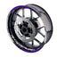 For Kawasaki Ninja 400 EX400 Logo MOTO 17 inch Rim Wheel Stickers GP01 Racing Check.