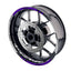 For Kawasaki Ninja 650R Logo MOTO 17 inch Rim Wheel Stickers GP01 Racing Check.