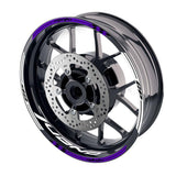 For Aprilia Tuono 1000 R 125 Logo MOTO 17 inch Rim Wheel Stickers GP01 Racing Check.