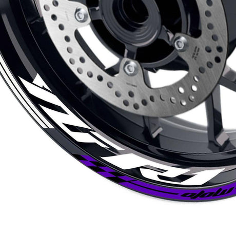 For Yamaha YZF R1 19-20 Logo MOTO 17 inch Rim Wheel Stickers GP01 Racing Check.