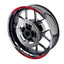 For Honda CBR1000RR 04-18 Logo MOTO 17 inch Rim Wheel Stickers GP01 Racing Check.