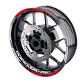 For Aprilia Dorsoduro 1200 Logo MOTO 17 inch Rim Wheel Stickers GP01 Racing Check.