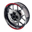 For Aprilia Dorsoduro 750 Logo MOTO 17 inch Rim Wheel Stickers GP01 Racing Check.