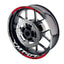 For Yamaha MT-07 Logo MOTO 17 inch Rim Wheel Stickers GP01 Racing Check.