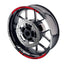 For Kawasaki Ninja 1000 650 400 Logo MOTO 17 inch Rim Wheel Stickers GP01 Racing Check.