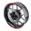 For Kawasaki Ninja H2 H2R Logo MOTO 17 inch Rim Wheel Stickers GP01 Racing Check.