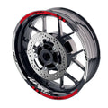 For Kawasaki Ninja H2 H2R Logo MOTO 17 inch Rim Wheel Stickers GP01 Racing Check.