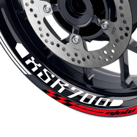 For Yamaha XSR 700 Logo MOTO 17 inch Rim Wheel Stickers GP01 Racing Check.