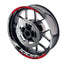 For Kawasaki Z1000 Logo MOTO 17 inch Rim Wheel Stickers GP01 Racing Check.