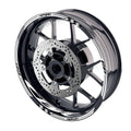 For Honda CBR1000RR CBR650R Logo MOTO 17 inch Rim Wheel Stickers GP01 Racing Check.
