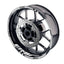 For Kawasaki ER-6F Logo MOTO 17 inch Rim Wheel Stickers GP01 Racing Check.