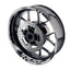 For Kawasaki Z1000 Logo MOTO 17 inch Rim Wheel Stickers GP01 Racing Check.