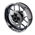For Kawasaki Z400 Logo MOTO 17 inch Rim Wheel Stickers GP01 Racing Check.