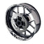 For Kawasaki ZX10R Ninja Logo MOTO 17 inch Rim Wheel Stickers GP01 Racing Check.