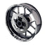 For Kawasaki ZX10RR Ninja Logo MOTO 17 inch Rim Wheel Stickers GP01 Racing Check.