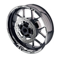For Kawasaki ZX10RR Ninja Logo MOTO 17 inch Rim Wheel Stickers GP01 Racing Check.