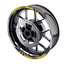 For Honda CBR1000RR 04-18 Logo MOTO 17 inch Rim Wheel Stickers GP01 Racing Check.