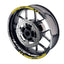 For Kawasaki Ninja 400 EX400 Logo MOTO 17 inch Rim Wheel Stickers GP01 Racing Check.