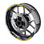 For Kawasaki Ninja H2 H2R Logo MOTO 17 inch Rim Wheel Stickers GP01 Racing Check.